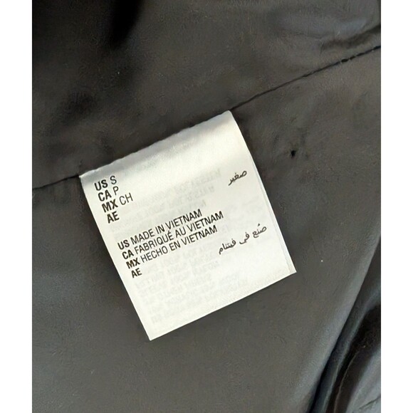 Sun Stone Southwestern Red Black Small Wool Blend Pea Coat Jacket Aztec Winter - Picture 7 of 11